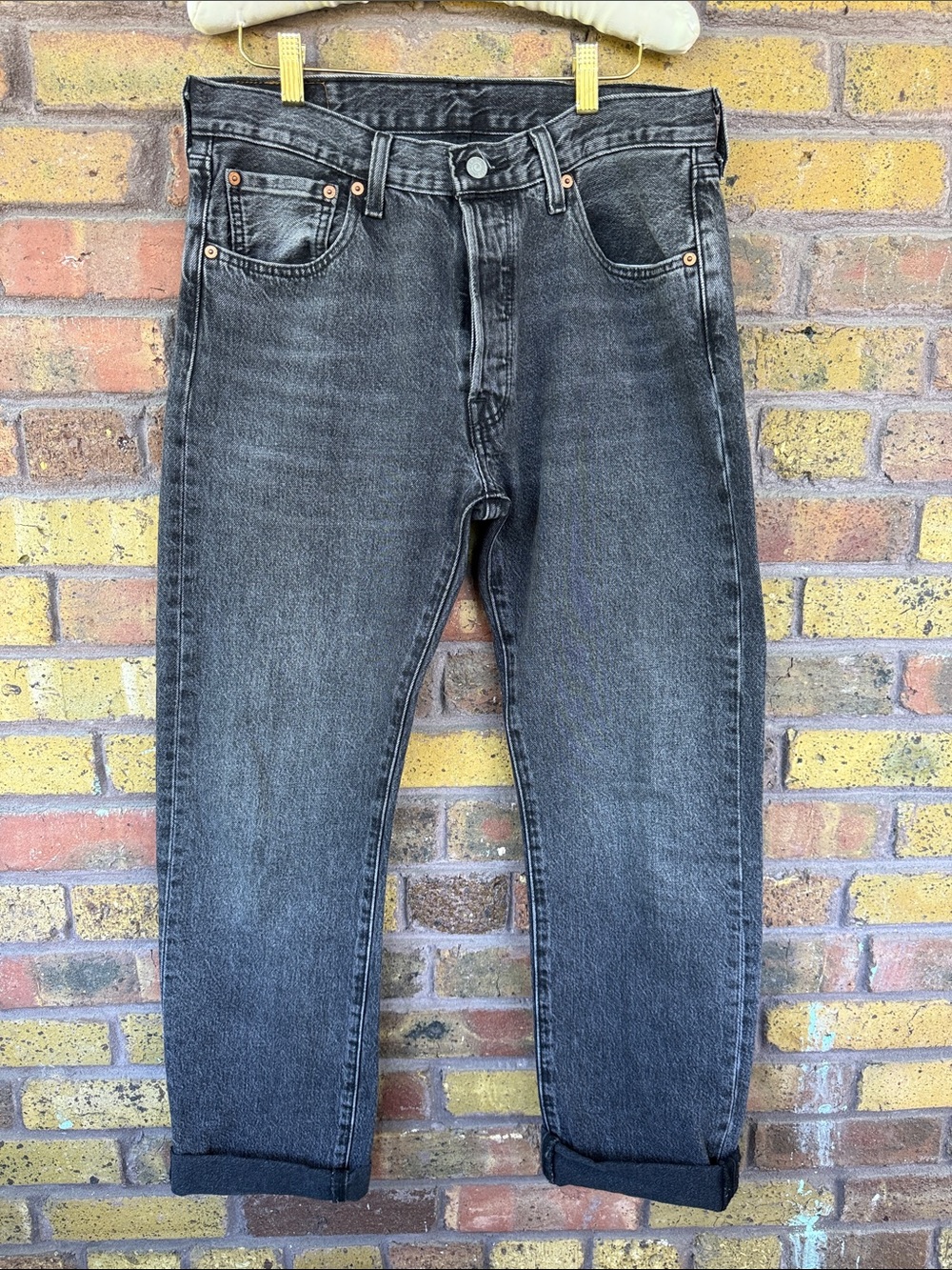 Levi's Women’s 501 Black Relaxed Jeans - Size 32